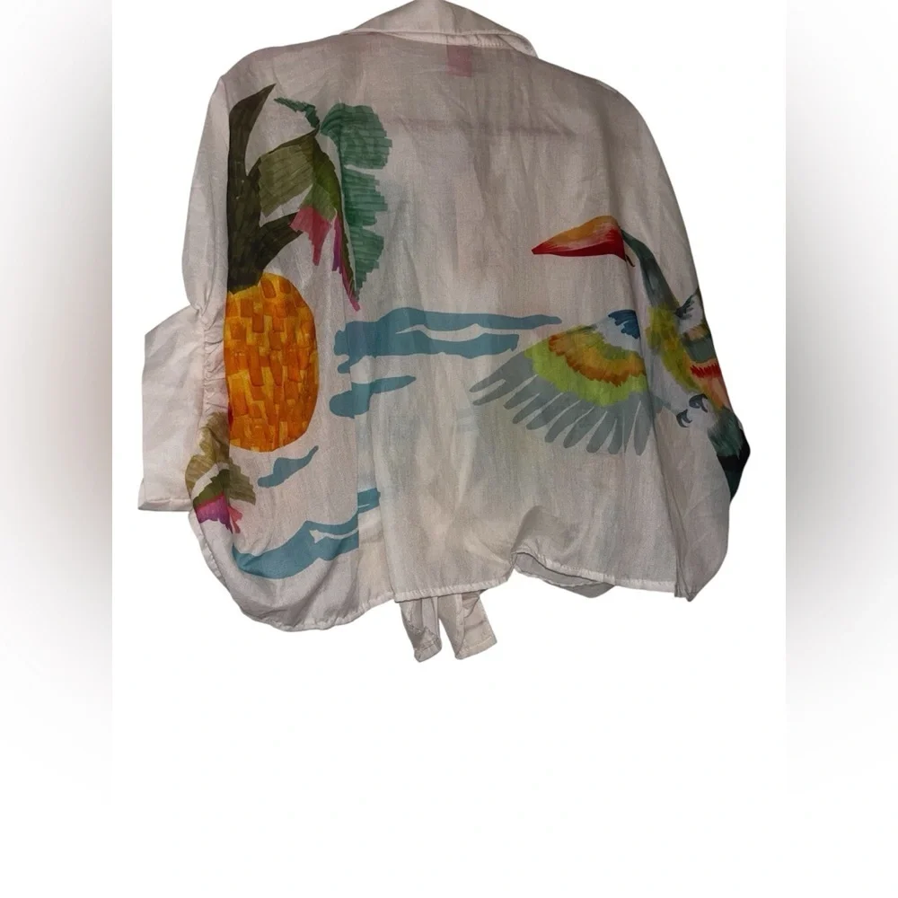 Tropical Print Women's Dolman top - Picture 2 of 2